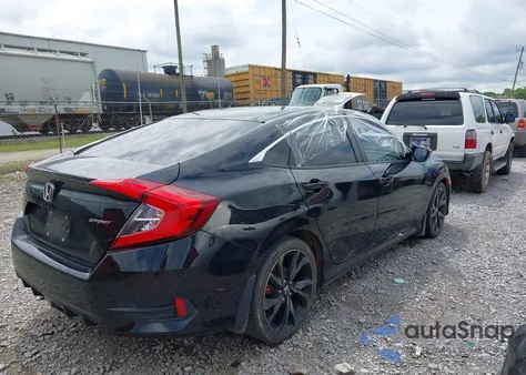 2019 Honda Civic Sport z USA, uszkodzony, nr VIN 2HGFC2F82KH503510